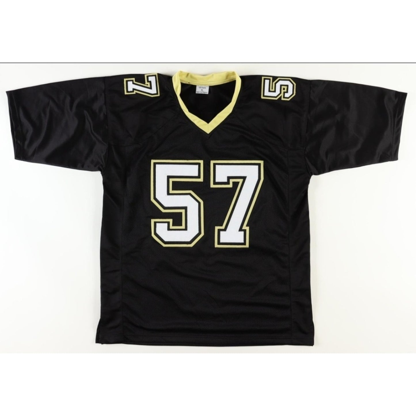 Rickey Jackson Signed Custom Black And Gold Jersey Inscbd HOF 2010 Beckett Auth.