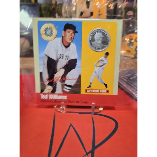 1990 HOF 500 HR Club Ted Williams 22gm (Approx $25 Worth ATM) Pure.999 Silver
