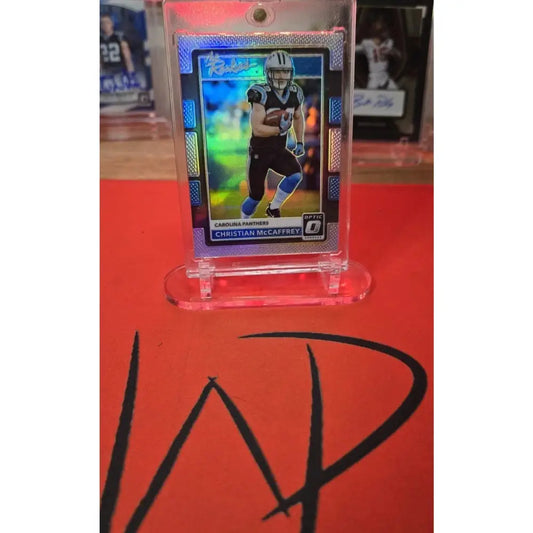 2017 Donruss Optic Christian McCaffrey The Rookies Holo Prizm RC #5