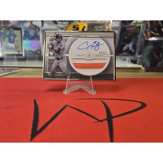 2021 Topps Definitive Collection Framed Autographed Patch Collection Alex...