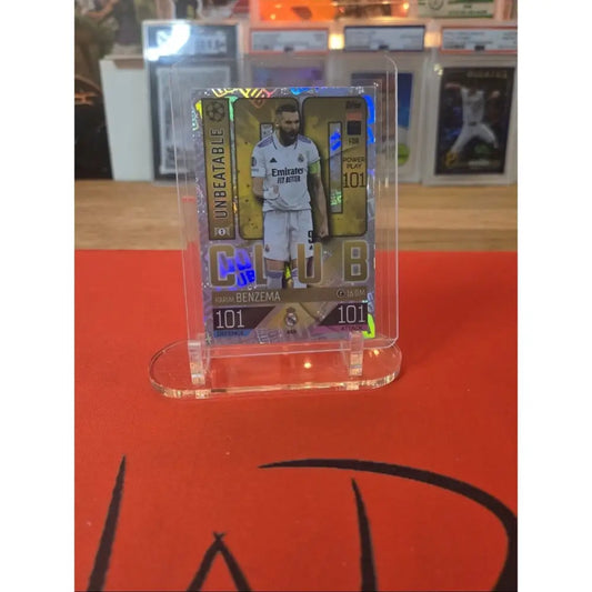 2022 23 Topps Match Attax UEFA Club Competitions 100 Club Karim Benzema #459