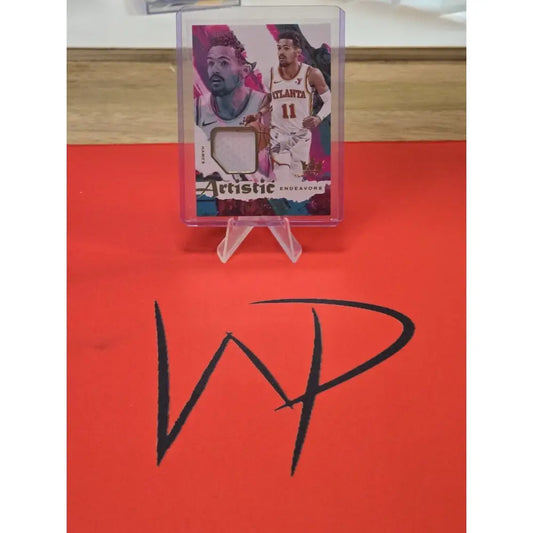 2024 25 Panini Court Kings Trae Young GAME WORN PATCH Artistic Endeavors Hawks