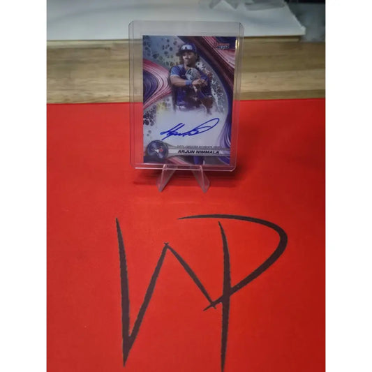 2024 Bowman’s Best Best of 2024 Autographs Arjun Nimmala #B24 AN (AU RC)