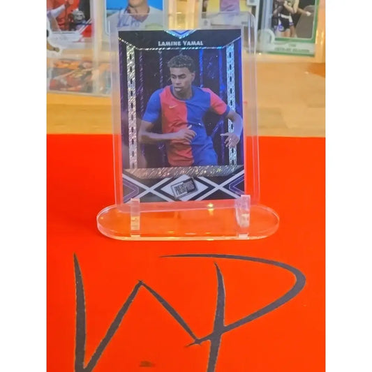 2024 Leaf Collective Promotional Press Pass Lamine Yamal #PPB 4 Purple Shimmer