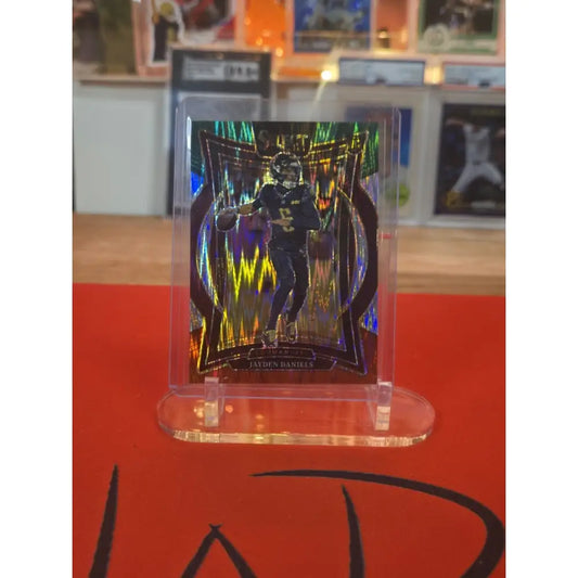 2024 Select Football Jayden Daniels RC Red And Green Prizm Shock 🔥🔥