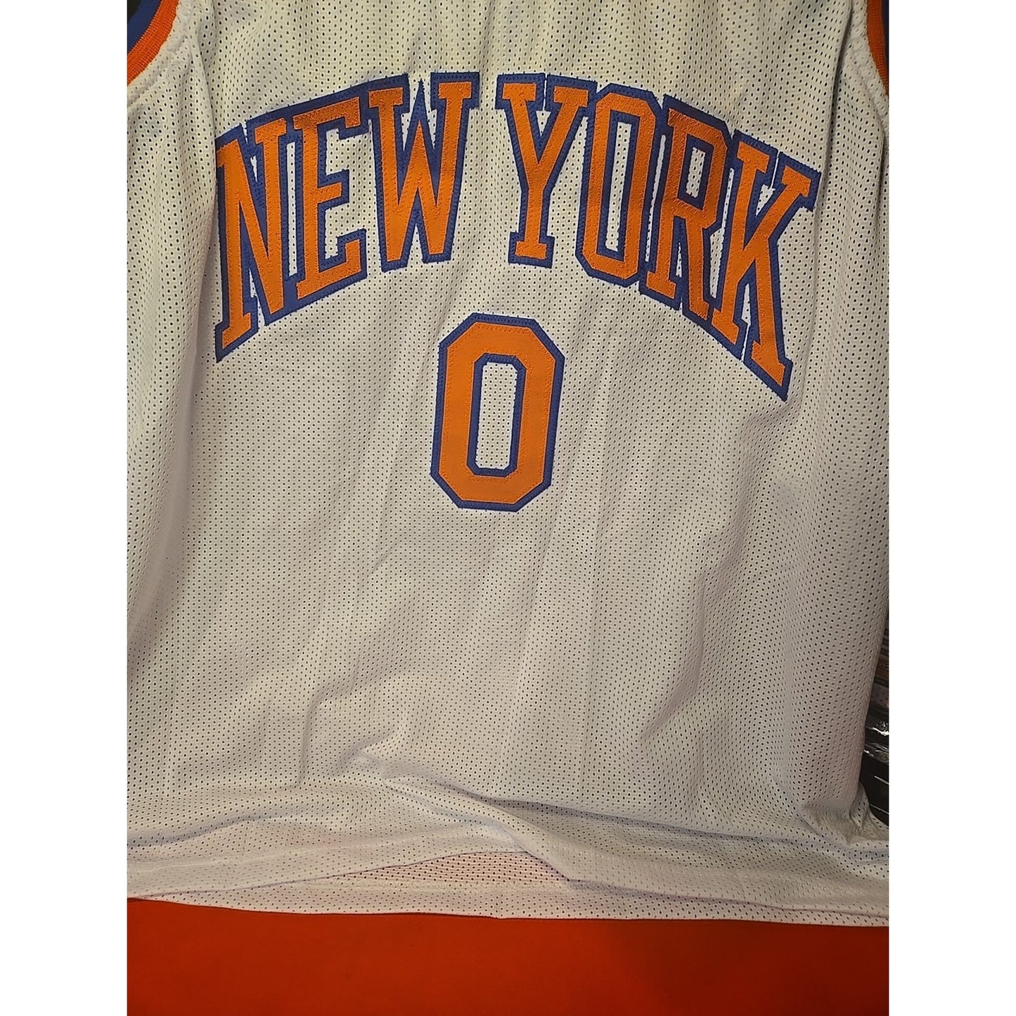 Donte DiVincenzo Signed New York Knicks Custom Jersey Beckett Witness BAS COA