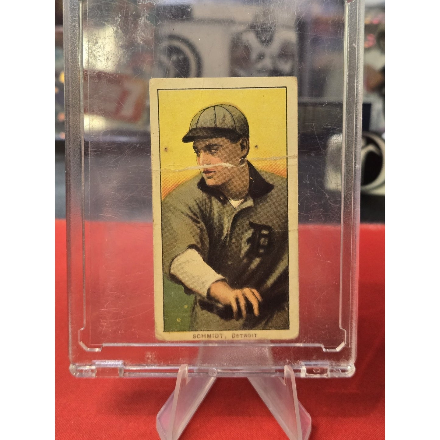 Boss Schmidt 1909-11 T206 - 150 Back Throwing (RC) Crease