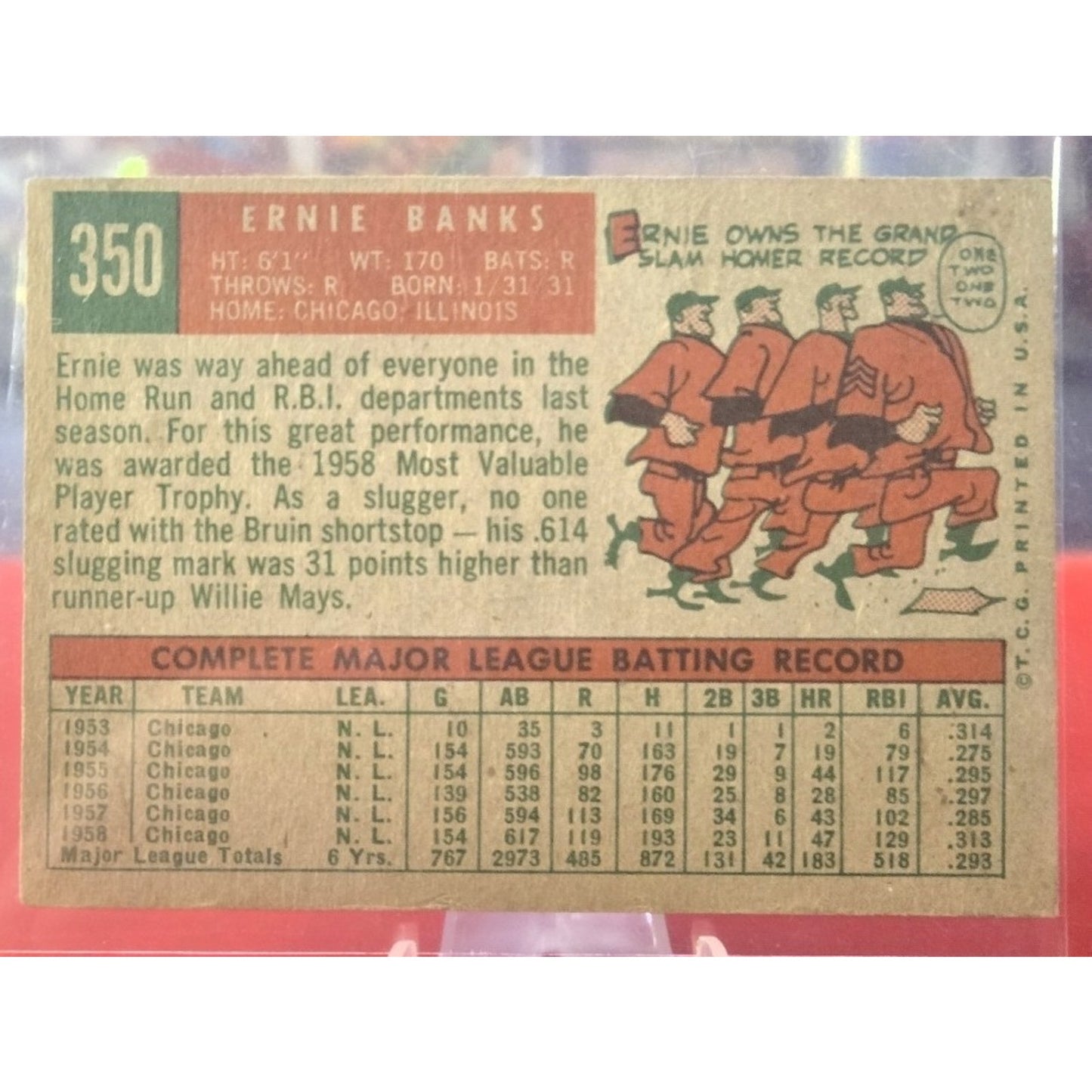 Ernie Banks 1959 Topps #350