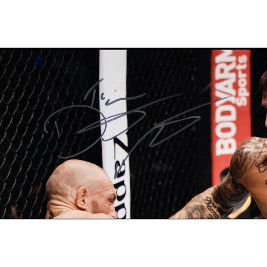 Dustin Poirier autographed 16x20 photo UFC JSA