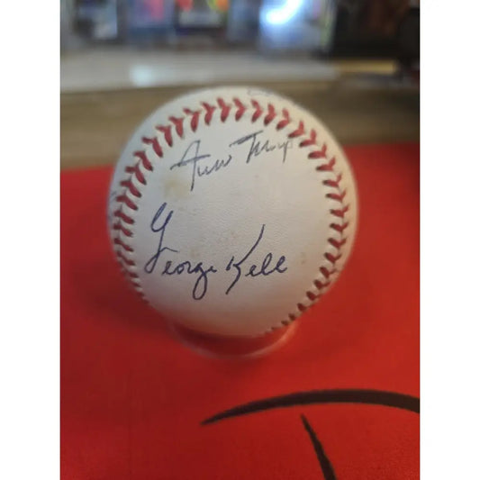 9 Hof Auto Ball Inc. W.Mays Marichal Matthews Feller Slaughter Snider JSA