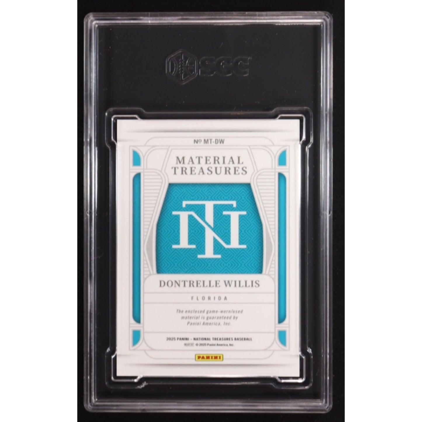 Dontrelle Willis 1/1 2025 National Treasures Patch Material Treasures