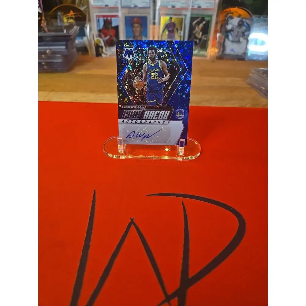 Andrew Wiggins Auto /25 2023 Mosaic FB