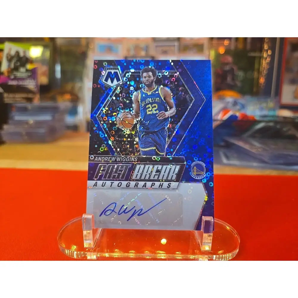 Andrew Wiggins Auto /25 2023 Mosaic FB