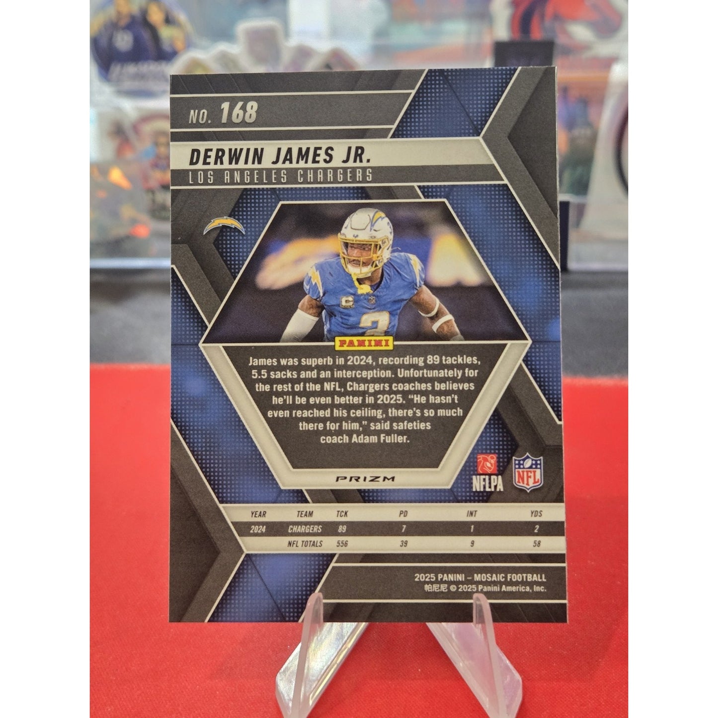 Derwin James Genesis 2025 Panini Mosaic
