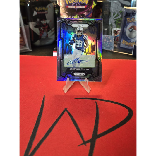 Jonathan Taylor 2023 Panini Prizm - #127 Silver Prizm Autographs (AU)