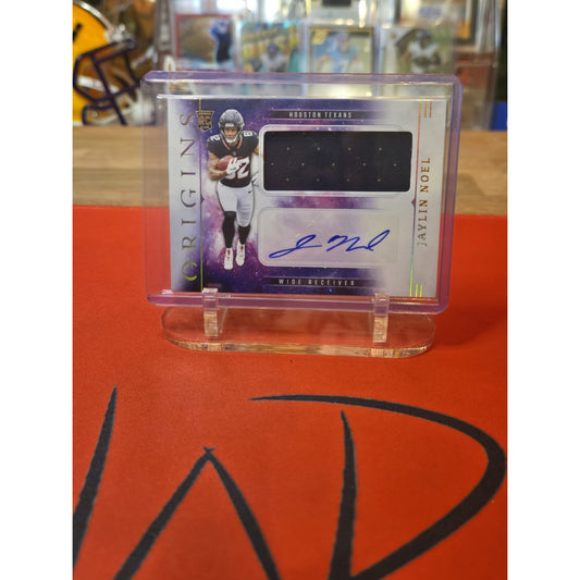 Jaylin Noel 2025 Origins Rookie Patch Auto Houston Texans