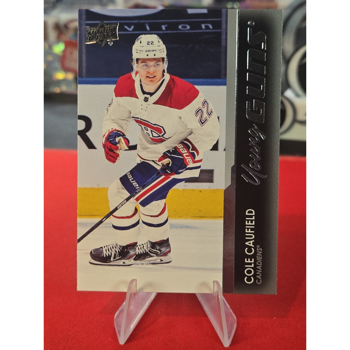 Cole Caufield Rc Upper Deck 2021-22 Series 1 Young Guns Rookie #201 Canadiens