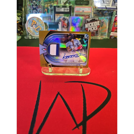 Vladimir Guerrero Jr /50 Patch Auto 2025 Bowman Chrome