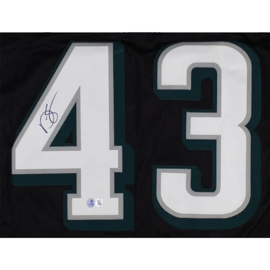 Darren Sproles Signed Philadelphia Black Football Jersey (Beckett)