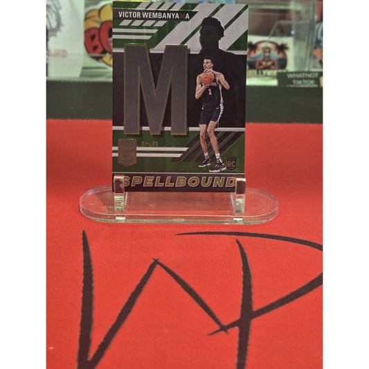 Victor Wembanyama /75 RC Spellbound Green 2023-24 Panini Donruss Elite