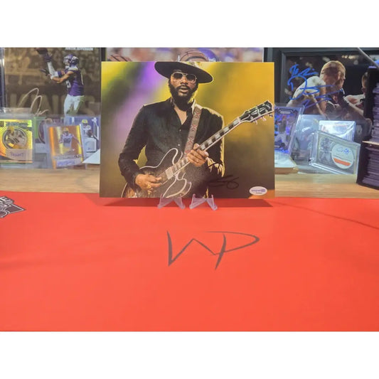 GARY CLARK JR. SIGNED BLUES PROMO 8X10 ACOA