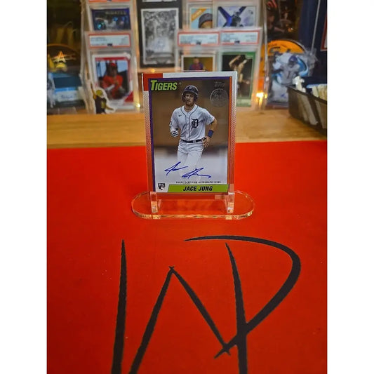 Jace Jung Gold /50 2025 Topps Series 1 1990 Topps Baseball Autographs #90A JJU