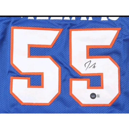 Jason Williams Autographed Jersey Beckett Custom Jersey White Chocalte On Front