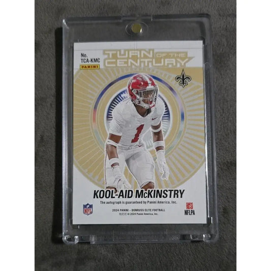 Kool Aid McKinstry RC Auto 2024 Donruss Elite Turn of the Century #TCA KMC Football Card