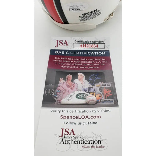 Kurt Warner Signed Autograph Auto Hall Of Fame HOF Football Mini Helmet JSA COA