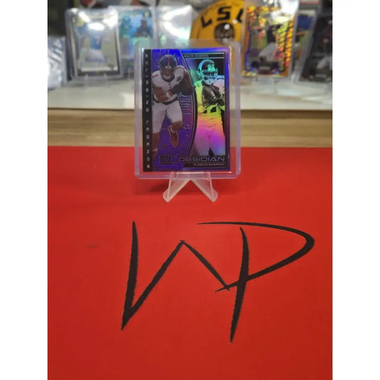 Malik Nabers Plaxico Burress /50 2024 Panini Obsidian Eclipsing Legends #15
