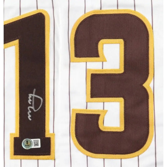 Manny Machado Signed Customized San Diego Jersey Beckett Authenticated