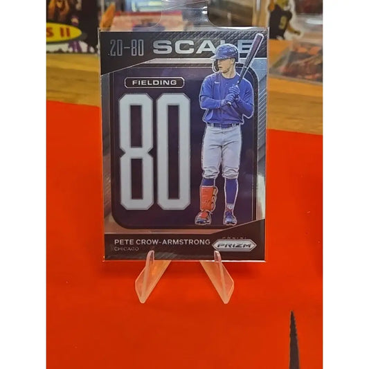 Pete Crow Armstrong 3 Card Lot (RC) 20 80 Scale Chrome Silver And Chrome Prizm