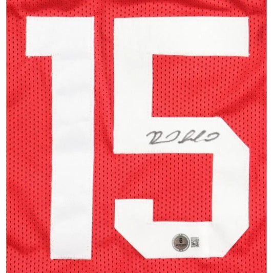 Reed Sheppard Autographed Custom Houston Jersey Beckett Authenticated