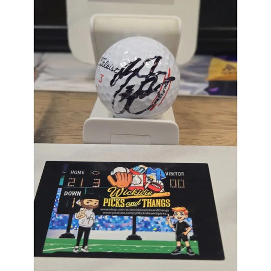 Rickie Fowler Signed Golf Ball JSA Authenticated