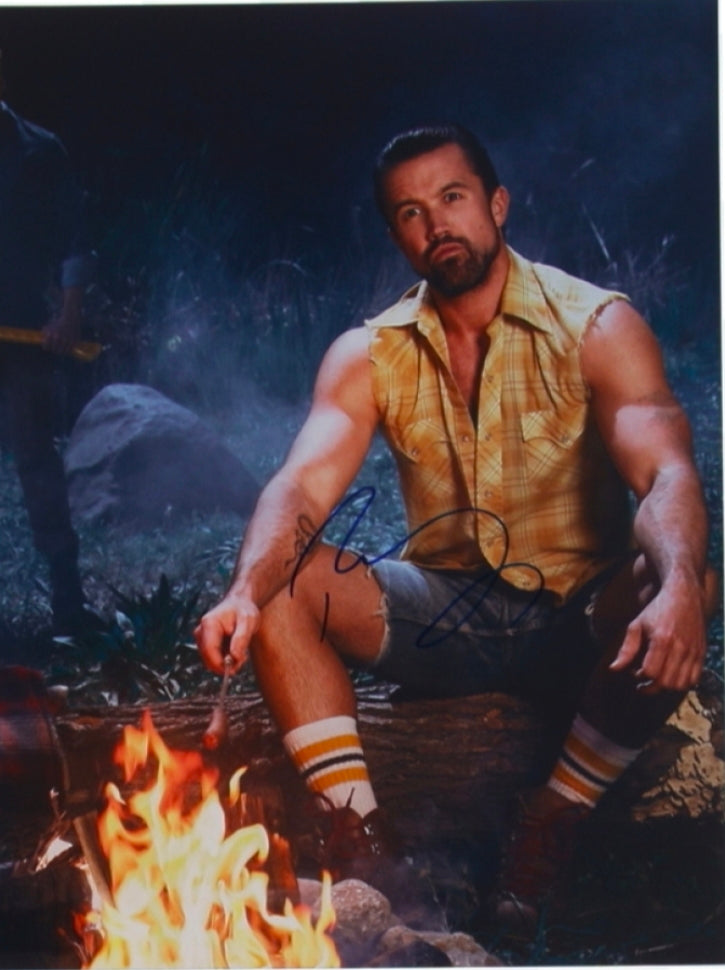 Rob McElhenney Signed 8.5x11 Photo