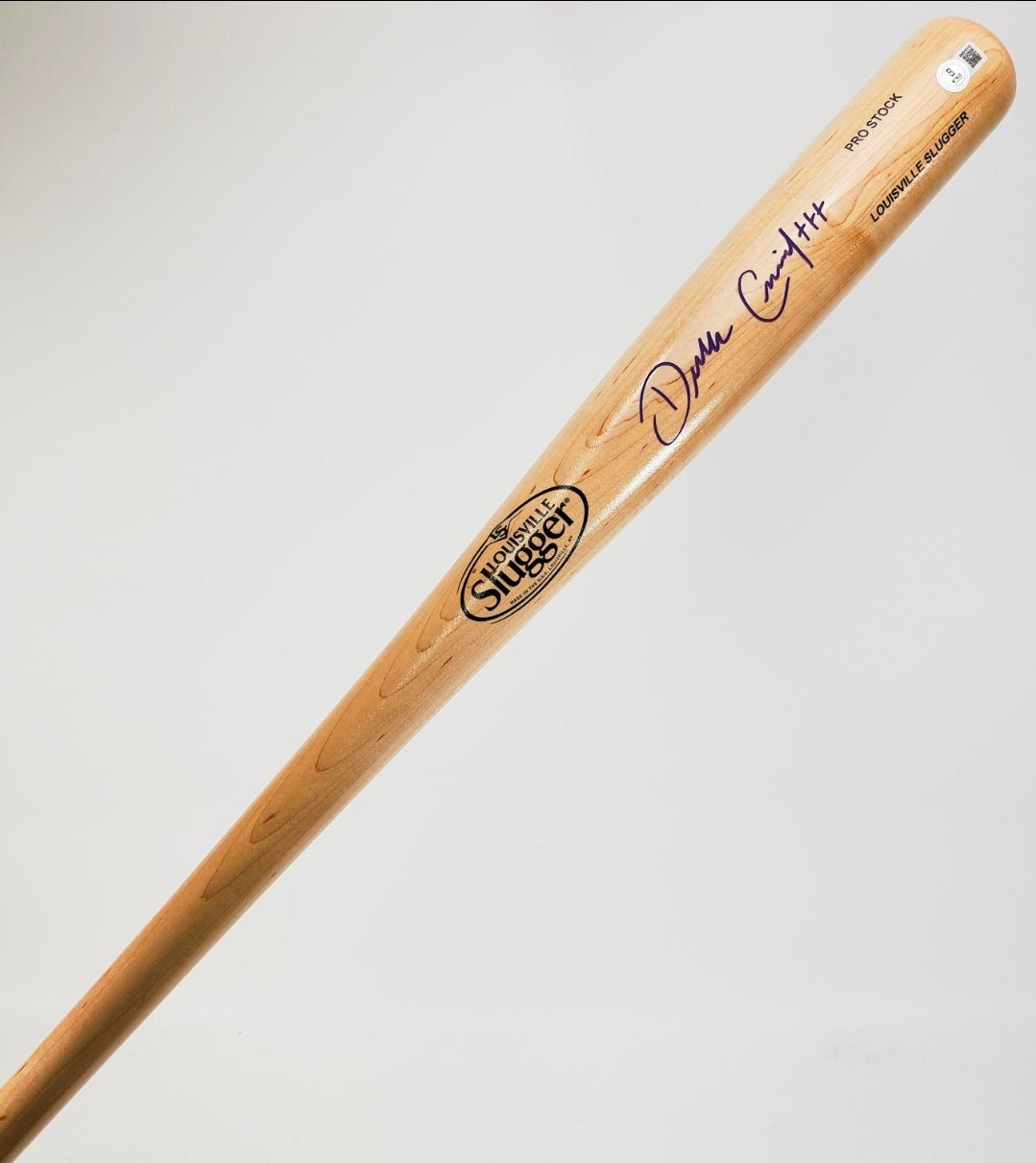 Derek Curiel Signed Bat