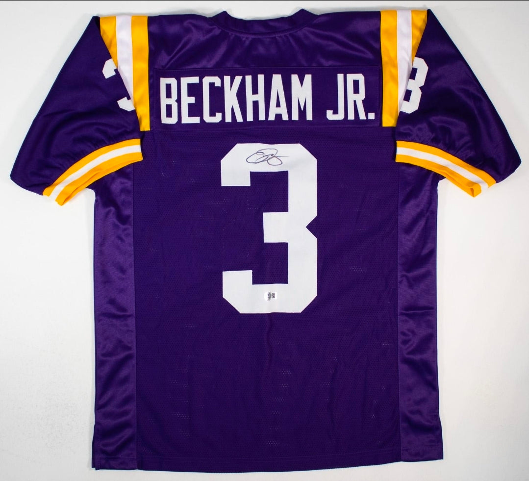 Odell Beckham Autographed custom Jersey