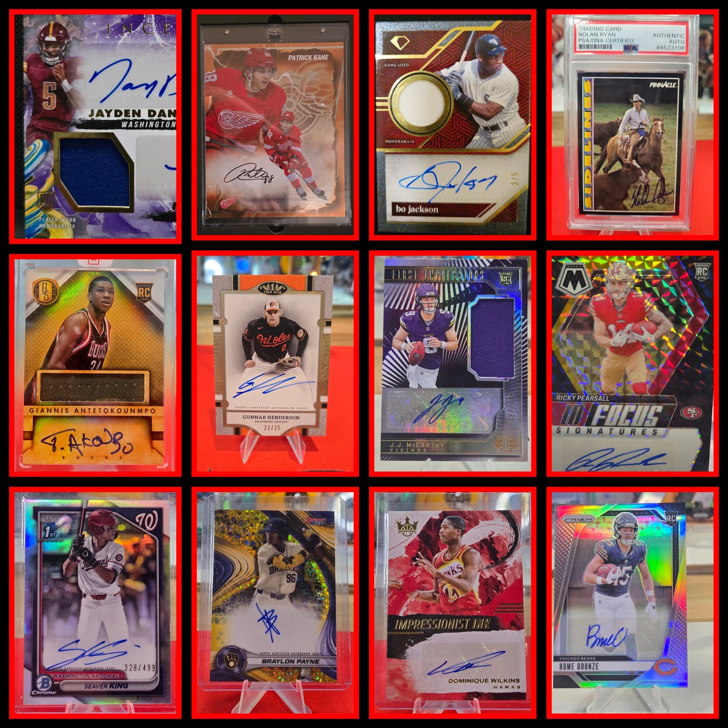 Autographed cards