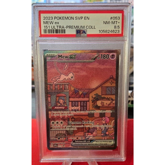 2023 POKEMON SVP EN-SV BLACK STAR PROMO #053 MEW EX PSA 8.5