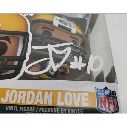 Jordan Love Signed Green Bay Packers Funko Pop #307 (Beckett)