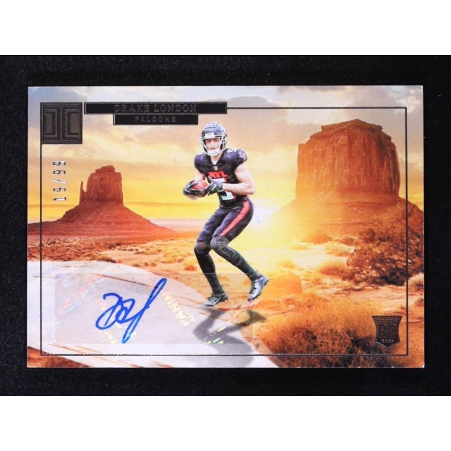 2022 Panini Impeccable - Rookie Landscape Drake London #RLA-DLO /99 (AU, RC)