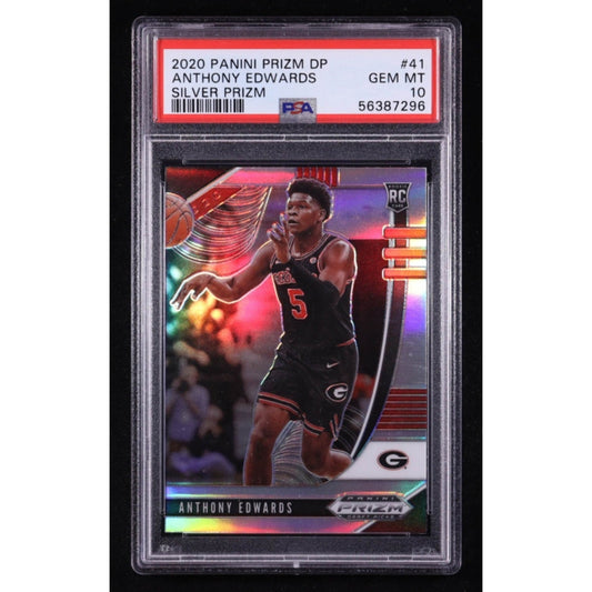 2020-21 Panini Prizm Draft Picks - Anthony Edwards #41 Silver Prizm (RC)
