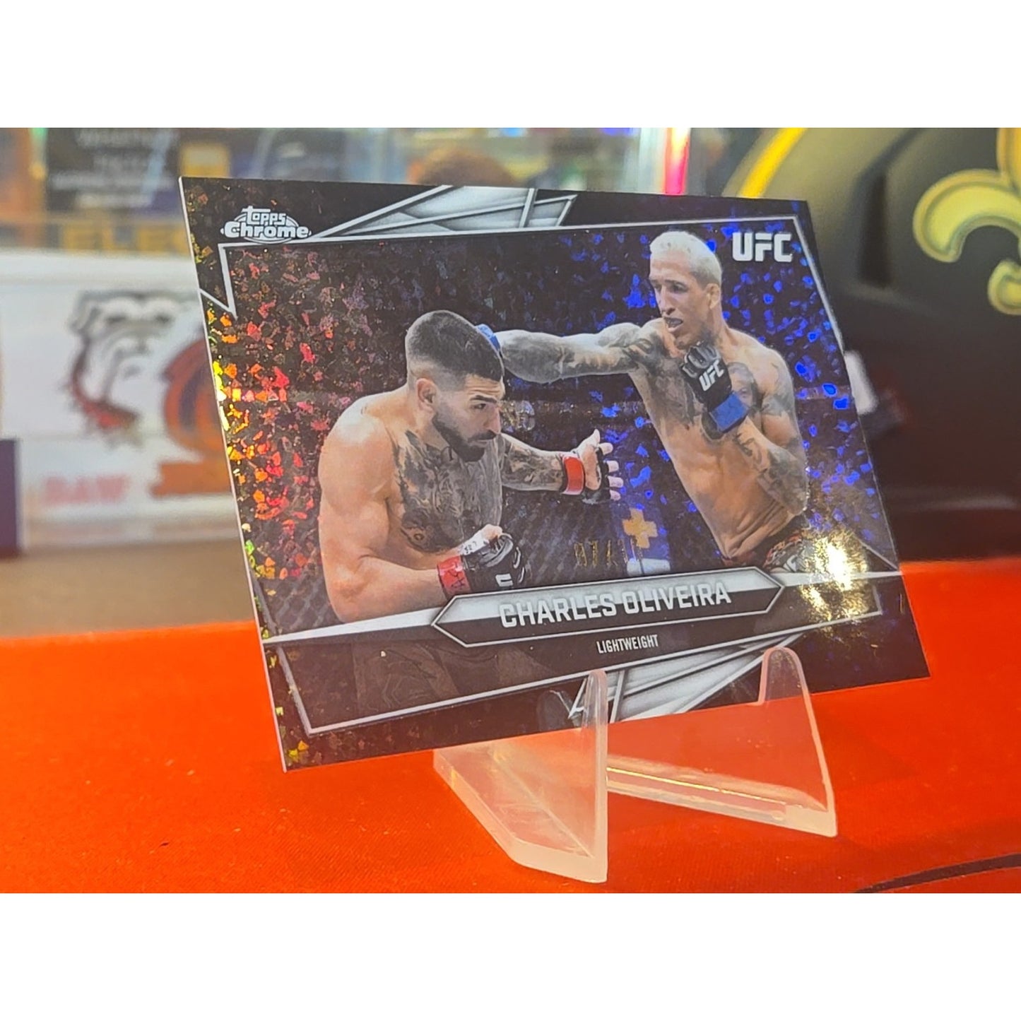 Charles Oliveira /10 Black Mini Diamonds Refractor 2026 Topps Chrome