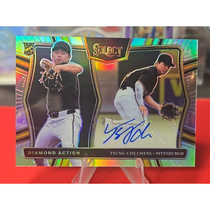 Tsung-Che Cheng 2025 Panini Select Silver Prizm Autograph Auto Pirates