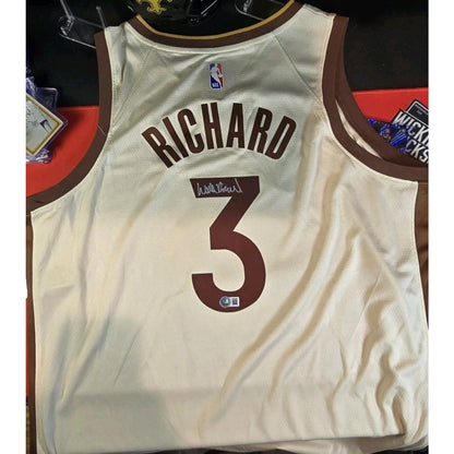 Will Richard Signed The Town Golden State Warriors Nike City Connect Beckett