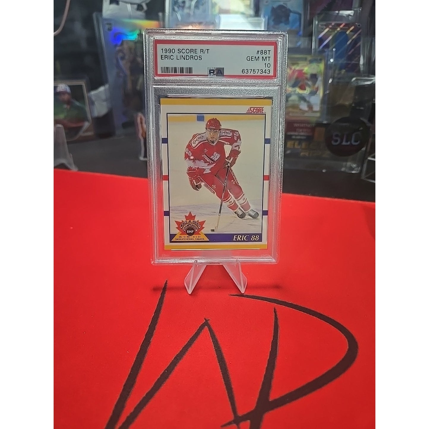 Eric Lindros 1990 Score Traded #88T Rookie Card PSA Grade 10