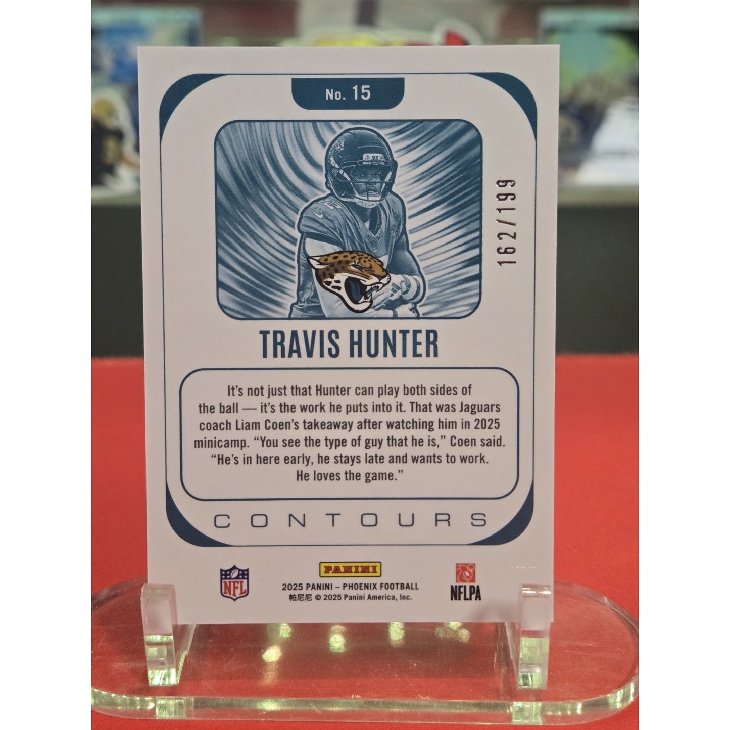 Travis Hunter /199 Contours Blue 2025 Panini Phoenix