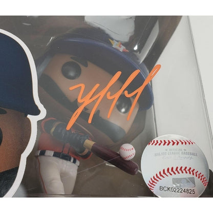 Yordan Alvarez Autographed Signed Houston Astros Funko Pop #89 Beckett Witness