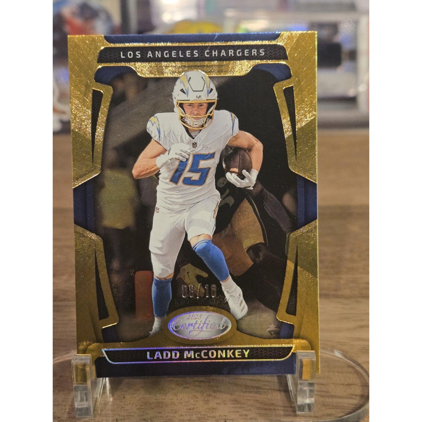 Ladd McConkey /10 2025 Panini Certified #56