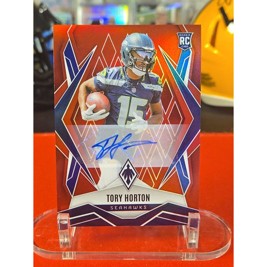 Tory Horton Auto /99 Rc 2025 Panini Phoenix Red